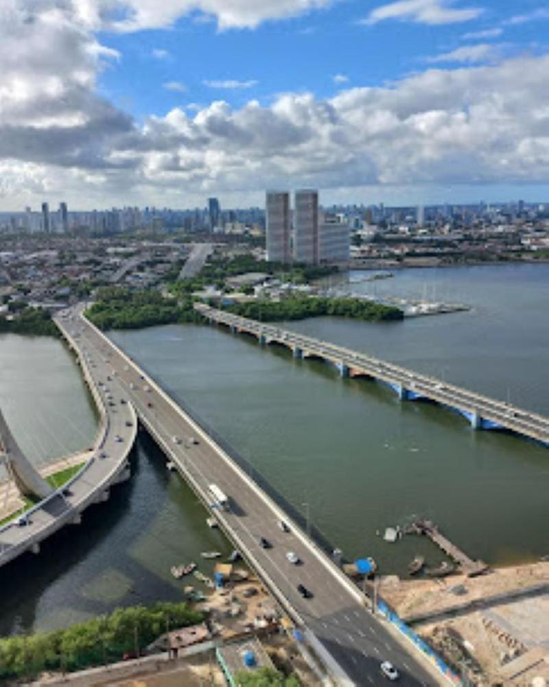 Flat Ao Lado Do Rio Mar No Edf Beach Class Excelsior Por Yolo Recife Exterior photo