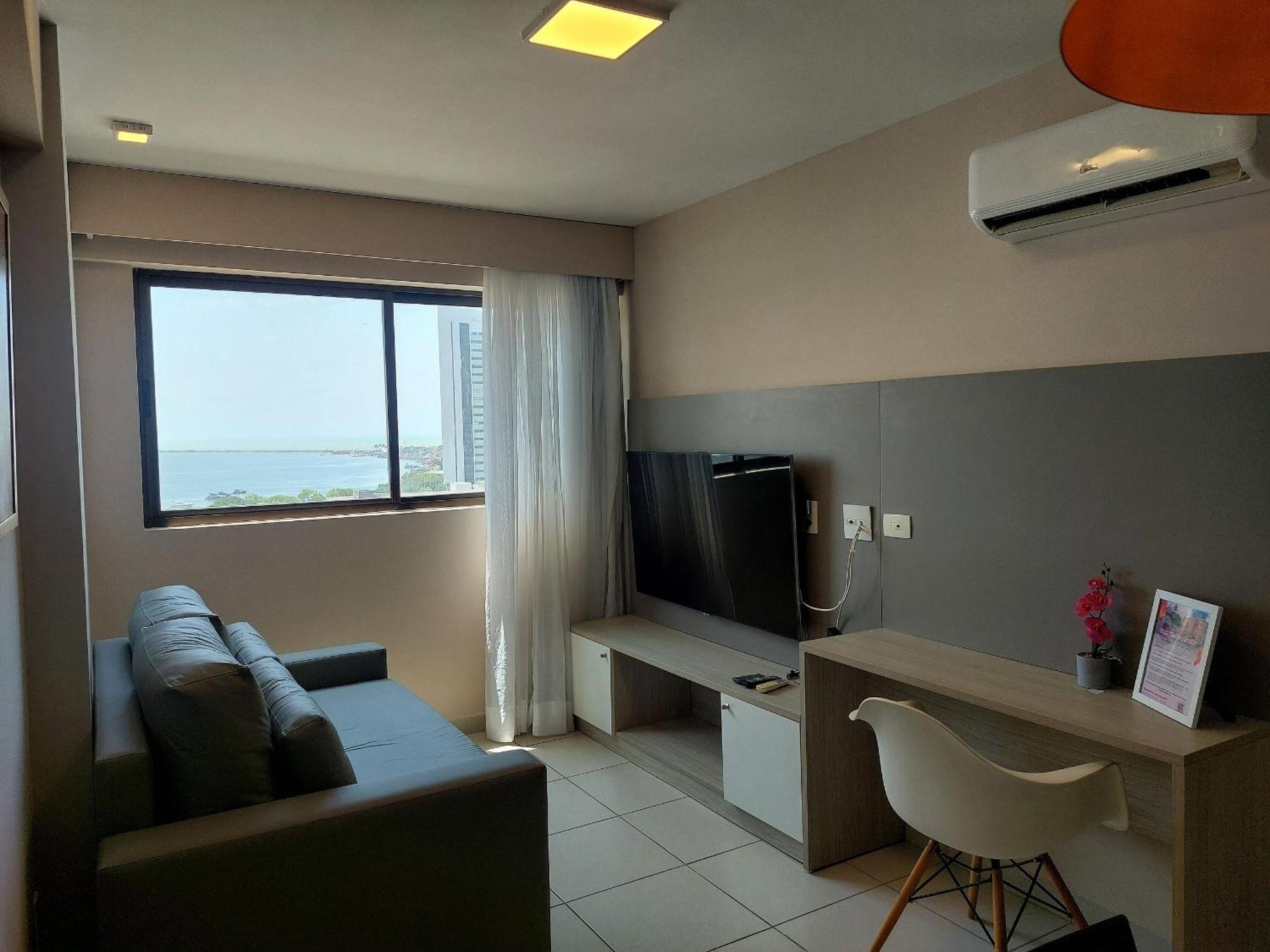 Flat Ao Lado Do Rio Mar No Edf Beach Class Excelsior Por Yolo Recife Exterior photo